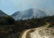 Incêndio atinge serra, em Tiradentes, na Região Central de Minas Gerais