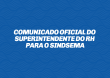 Comunicado Oficial do Superintendente do RH para o Sindsema