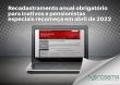 Recadastramento anual obrigatório para inativos e pensionistas especiais recomeça em abril de 2022
