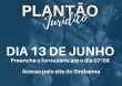 Sindsema informa próxima data do Plantão Jurídico: dia 13 de junho
